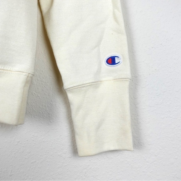 NWT Women Champion High-neck Hoodie Cream Color - Picture 5 of 7